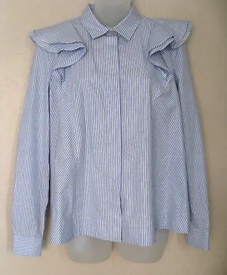 PAUL & JOE SISTER Women Striped Button Down Shirt.  Size 0 $365 • $57.95