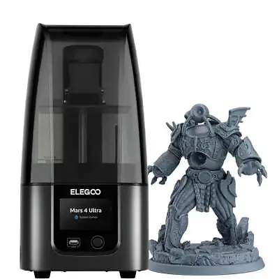 ELEGOO Mars 4 Ultra 9K MSLA 3D Printer 7-Inch 9K Mono LCD Faster Printing Speed • $399.99