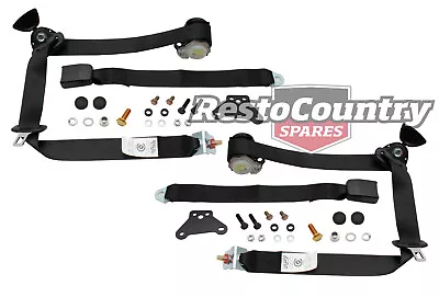 Ford Front Inertia Seat Belt PAIR Black XE XF Ute Van With Bench Seat ADR • $313