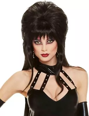 Rubie's Elvira Mistress Of The Dark Long Wig Black One Size • $22.99