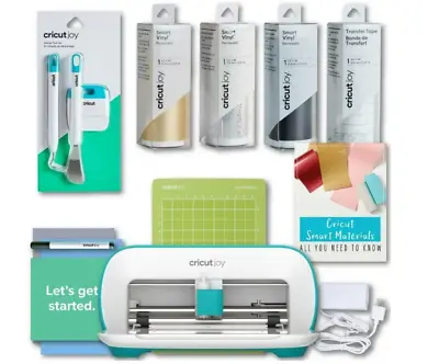 Cricut Joy Smart Machine With DIY Vinyl Decal Sampler & Essential Tools Starter • $259.99