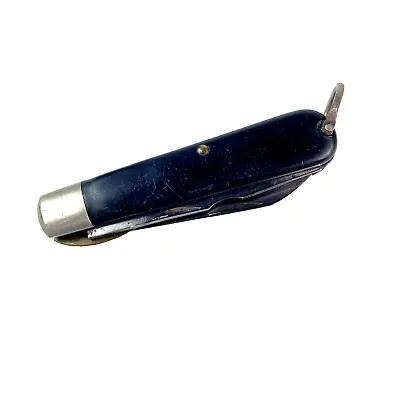 Vintage Camillus Electrician Linesman Pocket Knife 2 Blades 3 3/4 In Folded NY • $22.22