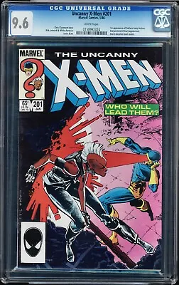 Uncanny X-men #201 Cgc 9.6 White 1st App Of Cable As Baby Nation #0158992024 • $62.95