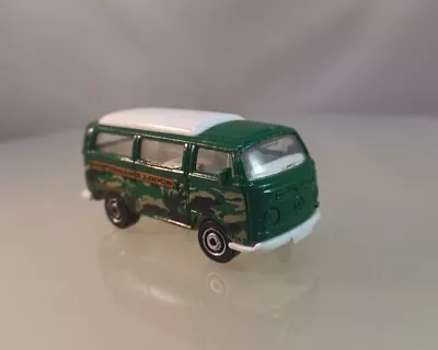 Matchbox Volkswagen (T2) Bus - 1970 Outdoor Sportsman Green Camo - 2010 • $8.49