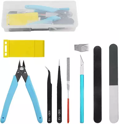 Professional 9 PCS Gundam Model Tools Kit Modeler Basic Tools Craft Set • $12.34