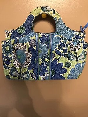 Vera Bradley Abby Tote Purse Satchel Doodle Daisy Retired • $12