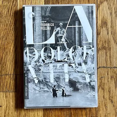 La Dolce Vita 1960 Criterion Collection DVD Frederico Fellini OOP • $60