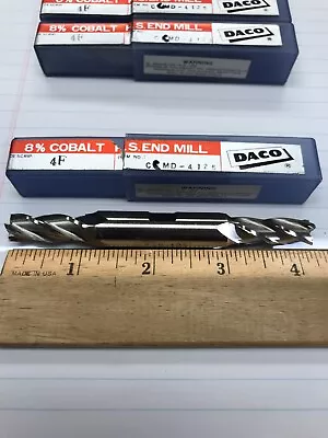 $16 • Buy 1 Pc.  25/64 COBALT 4 FLUTE DE CC END MILL. KOREA (loc I5)