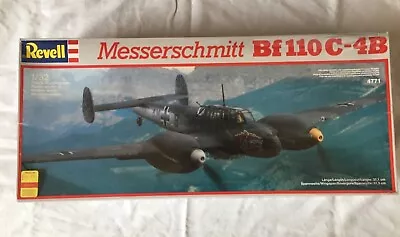 Revell 1/32 Scale Messerschmitt Bf110C-4B Vintage 1987 • $50