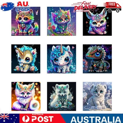 $7.79 • Buy 5D DIY Full Drill Diamond Painting Embroidery Animal Cross Stitch Art Craft Deco