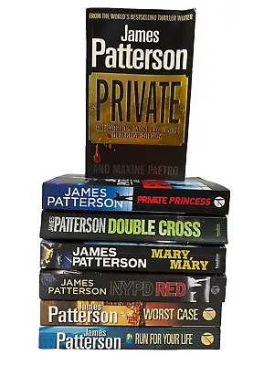 $37.66 • Buy 7 X James Patterson Crime Thriller Paperback Bundle Bulk Fiction 