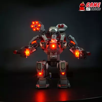 LED Light Kit For War Machine Buster - Compatible With LEGO® 76124 Set • $46.24