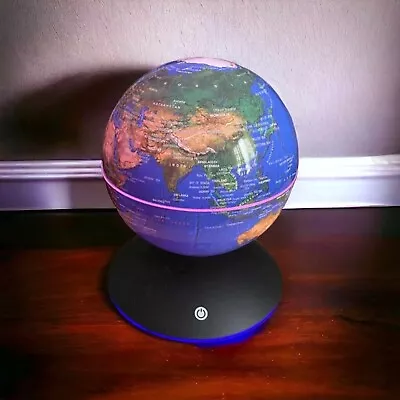 Magnetic Levitating Floating Globe World Map LED Light Night Lamp Home Decor • $120