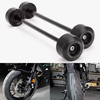 Front Rear Wheel Axle Crash Protector Fork Slider For YAMAHA YZF R7 YZFR7 21-24 • $34.99