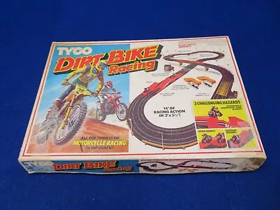 Tyco Dirt Bike Racing Track W/ Original Box -No Bikes (0322-13) • $110