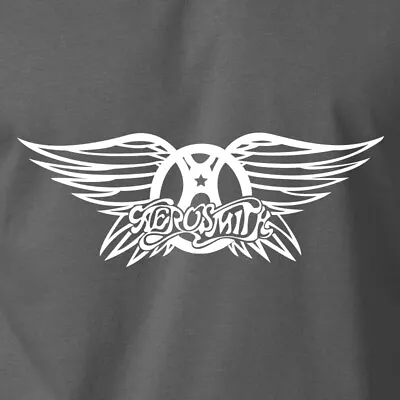 AEROSMITH Wings Logo T-Shirt Vintage Classic Rock Band Steven Tyler Tee • $14.95