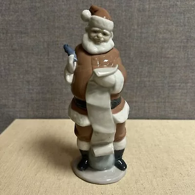 Vintage Lladro 6657 Porcelain Gift List Christmas Santa Claus 1999 • $350