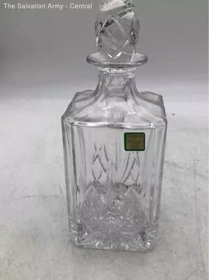 Marquis By Waterford Cut Glass Crystal Clear Decanter With Stopper • $10.49