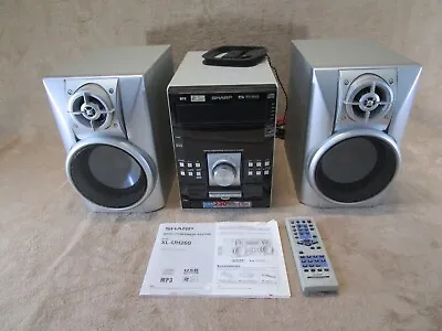 SHARP XL-UH260 CD MP3 Radio 5 Disc Changer Mini Audio System With Speakers • $124.49