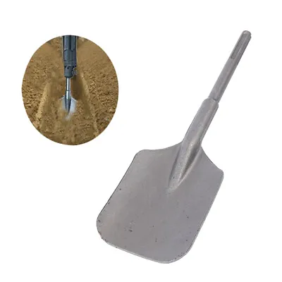 SDS Clay Spade Shovel Chisel Bit For Electric Pick Hammer Drill Breaker Silver • £25.30