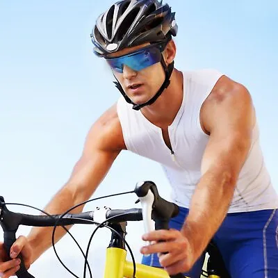 Cycling Glasses Men Women Sport Sunglasses Riding Fishing Running  Sun Glasses • £3.77