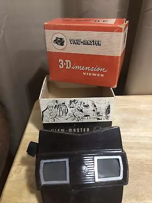 Vintage Sawyer Bakelite 3-d View Master Viewer Model E  With Box Excellent!! • $18.50