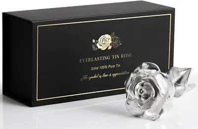 Tin Rose 10th Anniversary For Her Gift - Tin Gift For 10 Year Wedding Anniver... • £43.86