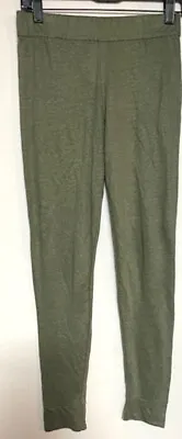 WOW! New Majestic Filatures Green Linen Blend Legging Lounge Pant Size Small • $25.95