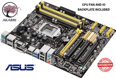 ASUS Q87M-E Motherboard Intel DDR3 Micro ATX LGA1150 With I/O Plate • £35