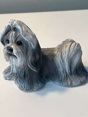 Maltese Dog Resin Figurine Vintage • $9.99