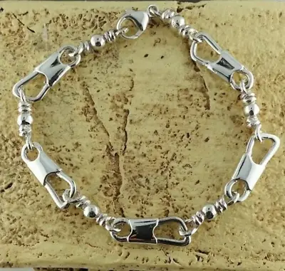 Great Quality Bracelet Fishers Of Men ACTS Emmaus 14K White Gold Over In 8.5  • $244.99