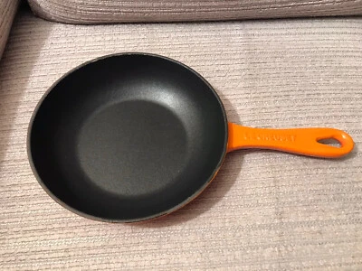 £20 • Buy Le Creuset 20cm Cast Iron Skillet Frying Pan - Volcanic Orange