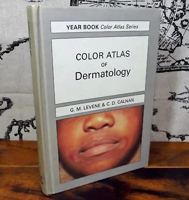 Color Atlas Of Dermatology Vintage 1977 Illustrated Medical Book Levene / Calnan • $14.95