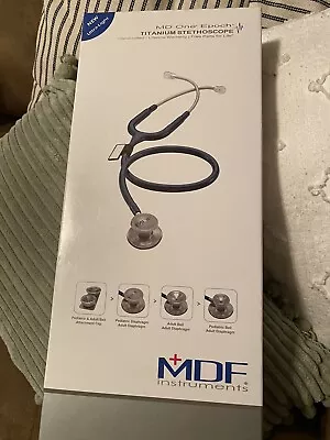 MDF MD One Stethoscope Model MDF777 - Color Black - 3 Size Eartips Included • $49.99