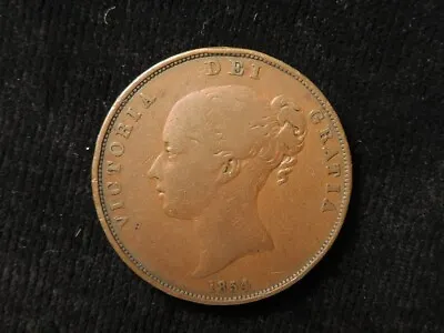 GB Victoria Copper Penny 1854 • £20