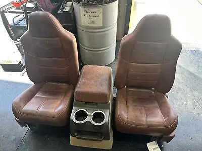 2008-2010 Ford F250 Superduty King Ranch Rear Bucket Seats W/ Console • $1500