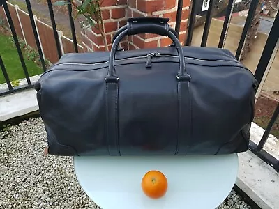 COACH MEN'S TRAVEL WEEKENDER BAG. EXTRA LARGE 60x30x24 Cm. BLACK LEATHER • £189