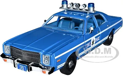 1978 Plymouth Fury Blue  Maine State Police  1/24 Diecast Model Greenlight 85562 • $25.99