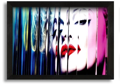 £17.99 • Buy Madonna Mdna Black Framed Print Wall Art