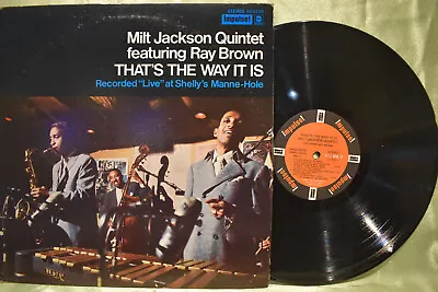 Milt Jackson Quintet Featuring Ray Brown 'That's The Way It Is' LP • $4.95