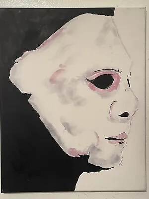 Seasoned Art Michael Myers Halloween Hand Painted Fan Art Horror Icon Slashers • $80