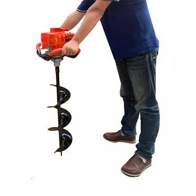 2 Stroke Electric Post Hole Digger Head Earth Auger 1400W 2HP Home Gardening • $139