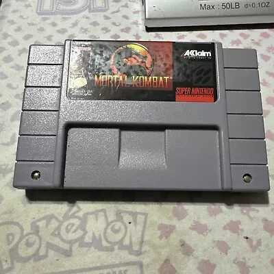 Mortal Kombat II (Nintendo SNES 1994) Tested Works. Cartridge Only • $19.99