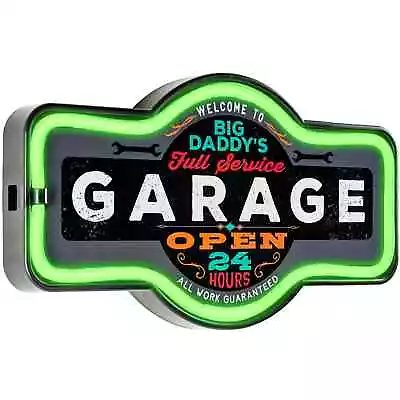 Big Daddy's Garage Neon LED Light Rope Marquee Sign For Bar Game Room Man Cave • $46.99