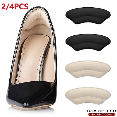 4PCS Women's High Heel Anti-Drop Heel Grip Pad For Shoes To Improve The Fit USA • $7.63