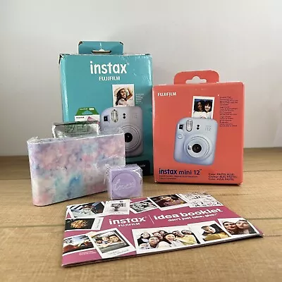 Fujifilm Instax Mini 12 Instant Camera Bundle Pastel Blue • $79.45