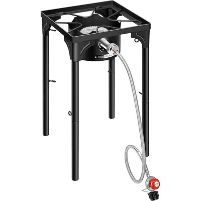 Single Propane Outdoor Burner 100000 BTU Camping Gas Stove With Adjustable Legs • $59.99