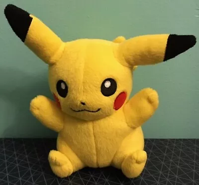 Pokemon Pikachu Stuffed Plush Soft Toy 8” 2013 Tomy Yellow E3 • $4.89