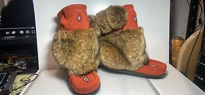 MANITOBAH MUKLUKS - Moccasin Tall Fur Boots ~ MADE In CANADA SIZE EU36 (44a) • $127.38
