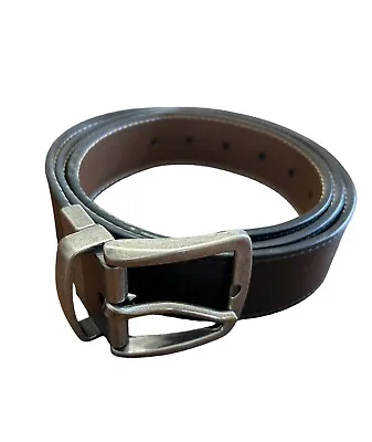 Reversable Men's Belt Black And Brown Imitation Leather 51 Inches Long • $4.87